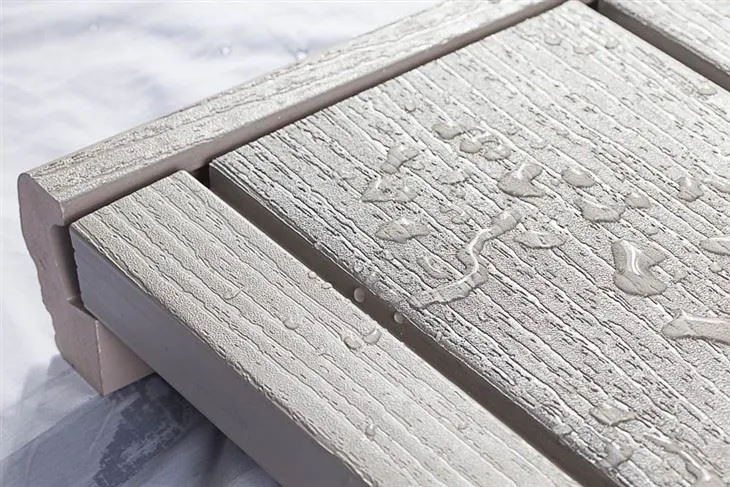 Vanntett låsende PVC terrassebord